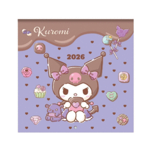 Kuromi: calendario de pared 2026