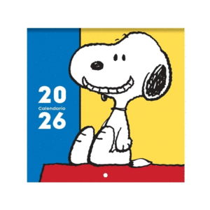 Snoopy: calendario de pared 2026
