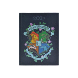 Harry Potter, escudo Hogwarts, premium: agenda diaria 2027
