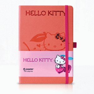 Hello Kitty, diario, coral: libreta