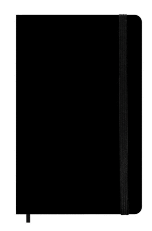 Negra Clásica: libreta rayada 13x21 cm.