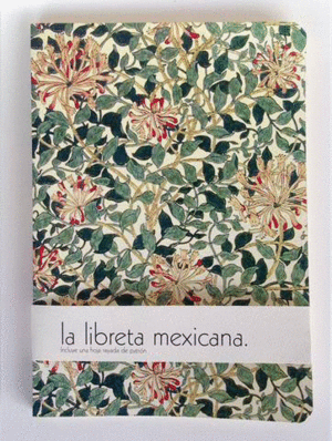 Chile cabrón, línea marfil, garden: libreta cosida 15x21 cm.