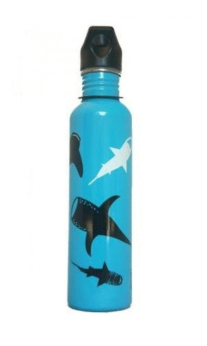 Tiburones: botella de acero inoxidable 1 Lt.