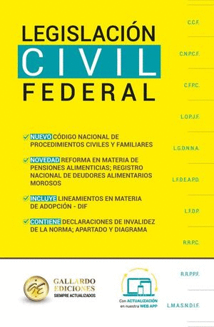 Legislación civil federal especializada