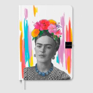 Frida, blanco: libreta cosida