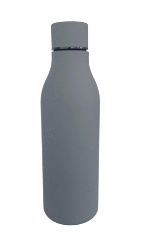 Gris: botella insulada de acero inoxidable 500 ml.