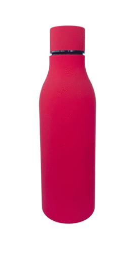Rojo: botella insulada de acero inoxidable 500 ml.