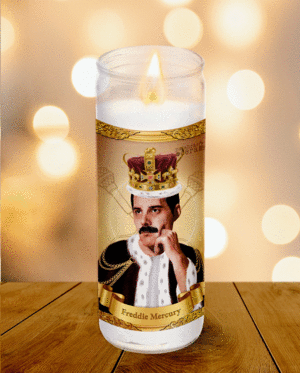 Freddie Mercury, Palabras de cera: veladora decorativa