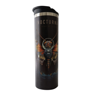 Nocturna, la polilla guardiana de los secretos: termo insulado 500 ml.
