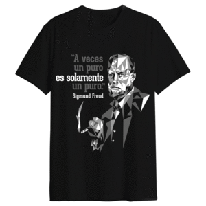 Freud, negro, (Muj/Gde): playera de algodón