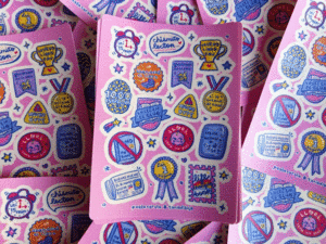 Paola Carola, stickers: planilla de stickers (varios modelos)