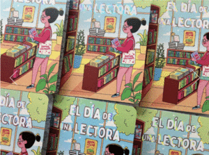 El día de una lectora: libro para colorear