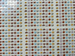 Paola Carola, emociones al margen, perritos, stickers: planilla de stickers