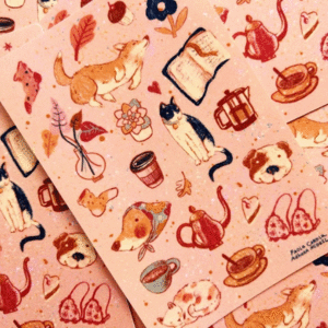 Paola Carola, días suavecitos, stickers: planilla de stickers