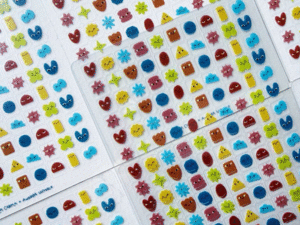 Paola Carola, emociones al margen, stickers: planilla de stickers