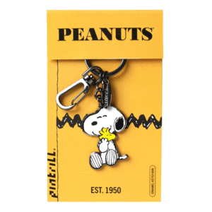 Peanuts, Snoopy Hugging Woodstock, Keychain: llavero (KEY-0201-CLB)