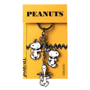 Peanuts, Snoopy Dancing Charm Keychain: llavero (KEY-0202-CLB)