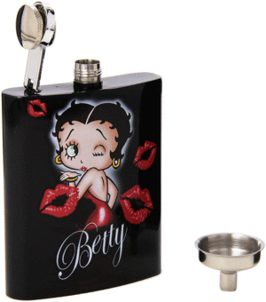 Betty Boop, Hip Flask: licorera