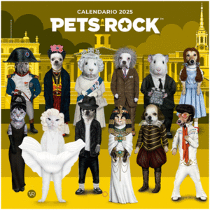 Pets Rock amarillo: calendario 2025