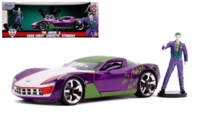 Joker, The, 2009 Chevy Corvette Stingray: set de figuras coleccionables