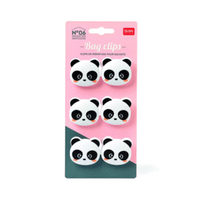 Panda: sujetadores de bolsas