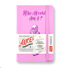 Moleskine Alice In Wonderland Ruled Pocket Hard Pink: libreta