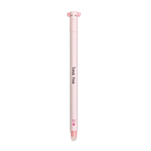 Erasable Pen, Piggy, Pink: lapicero borrable