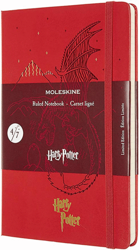 Moleskine Harry Potter, Red, Large, Ruled, Hard: libreta