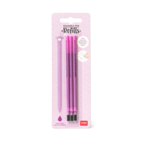 Refills, Erasable Pen, Purple: repuestos para lapicero