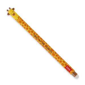 Erasable Pen, Giraffe, Black: lapicero borrable