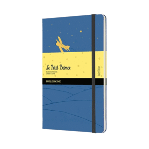 Moleskine, Le Petit Prince, Aeroplane, Blue, Large, Ruled, Hard: libreta