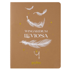 Moleskine, Harry Potter, Wingardium Leviosa, Cahier, Extra Large, Ruled, Soft: libreta rayada