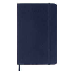Moleskine, Daily, Sapphire Blue, 12M, Large, Soft: agenda diaria 2027