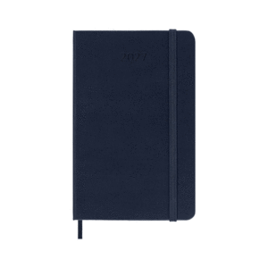 Moleskine, Daily, Sapphire Blue, 12M, Pocket, Hard: agenda diaria 2027