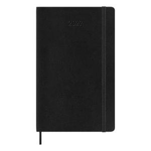 Moleskine, Weekly, Black, 12M, Large, Soft: agenda semanal 2027