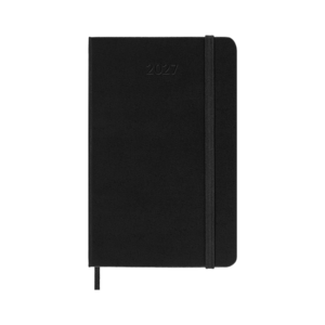 Moleskine, Weekly, Black, 12M, Pocket, Hard: agenda semanal 2027