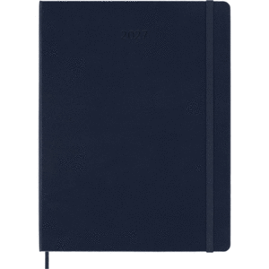 Moleskine, Weekly, Sapphire Blue, 12M, XL, Hard: agenda semanal 2027