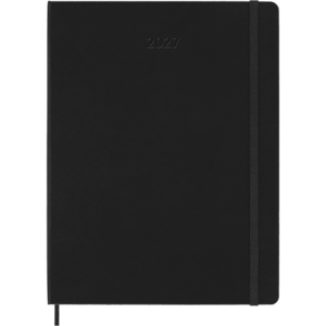 Moleskine, Weekly, Black, 12M, XL, Hard: agenda semanal 2027