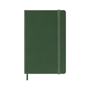 Moleskine, Daily, Myrtle Green, 12M, Pocket, Hard: agenda diaria 2027