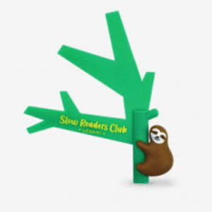 Sloth readers Club Bookmark: separador