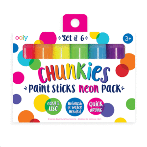 Chunkies, Paint Sticks, Neon: set de 6 barras de pintura