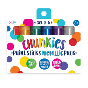 Chunkies, Paint Sticks, Metallic: set de 6 barras de pintura