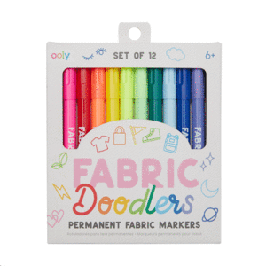 Fabric Doodlers: set de 12 marcadores para telas