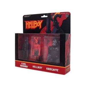 Hellboy with Horns, Karl Kroenen, Kriegaffe Ape: set de figuras coleccionables
