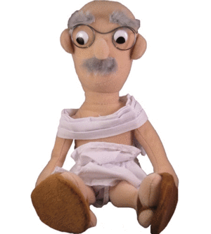 Mahatma Gandhi Little Thinkers: muñeco