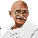 Gandhi, Quotable Notables: tarjeta postal