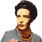 Simone de Beauvoir, Quotable Notables: tarjeta postal