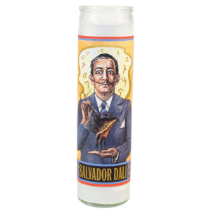 Salvador Dalí Secular Saint Candle: veladora decorativa 20cm
