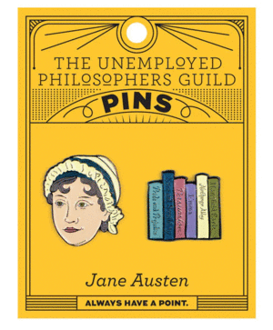 Jane Austen and Books: set de pins coleccionables