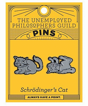 Schrodinger's Cat and Schrodinger's Other Cat Pins: set de pins coleccionables